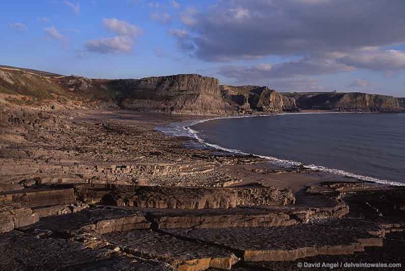 Image of Fall Bay beach, Gower Peninsula, Wales