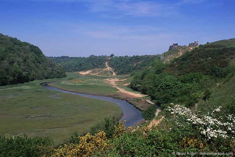 Image of Pennard Castle, near Three Cliffs Bay, Gower Peninsula